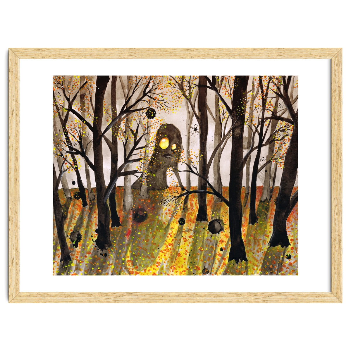 Monster in the woods