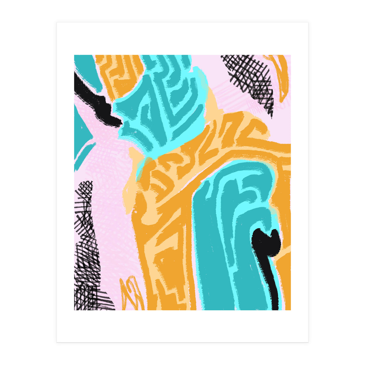 Yellow folks (Print Only)