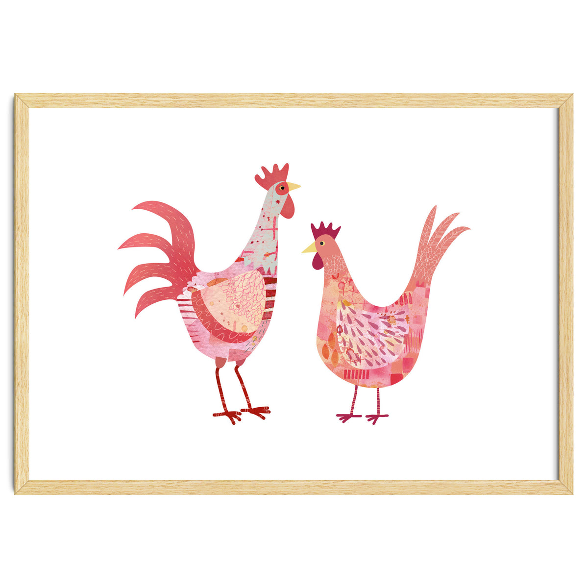 Hen And Cockerel