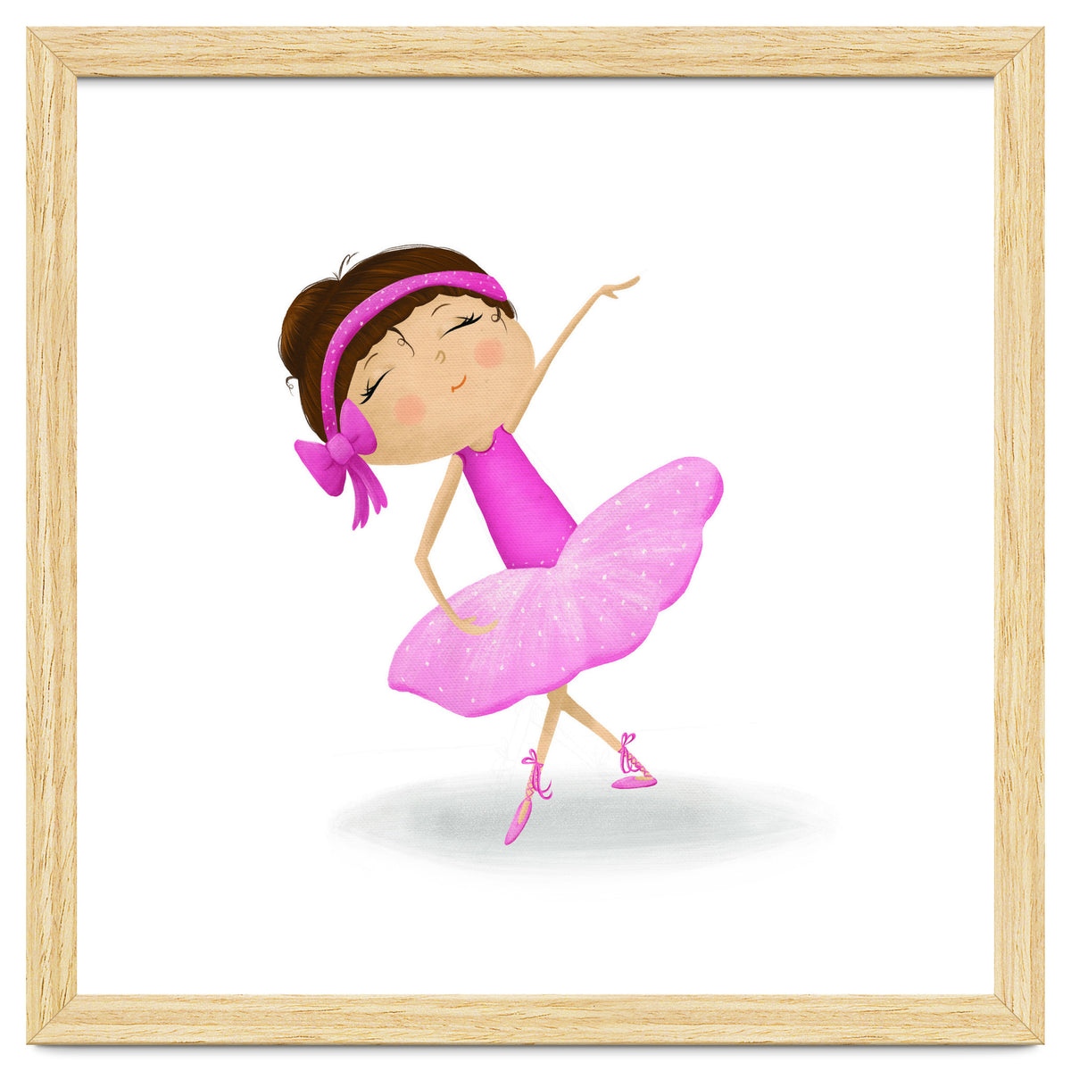 Adorable Ballerina Nursery Print