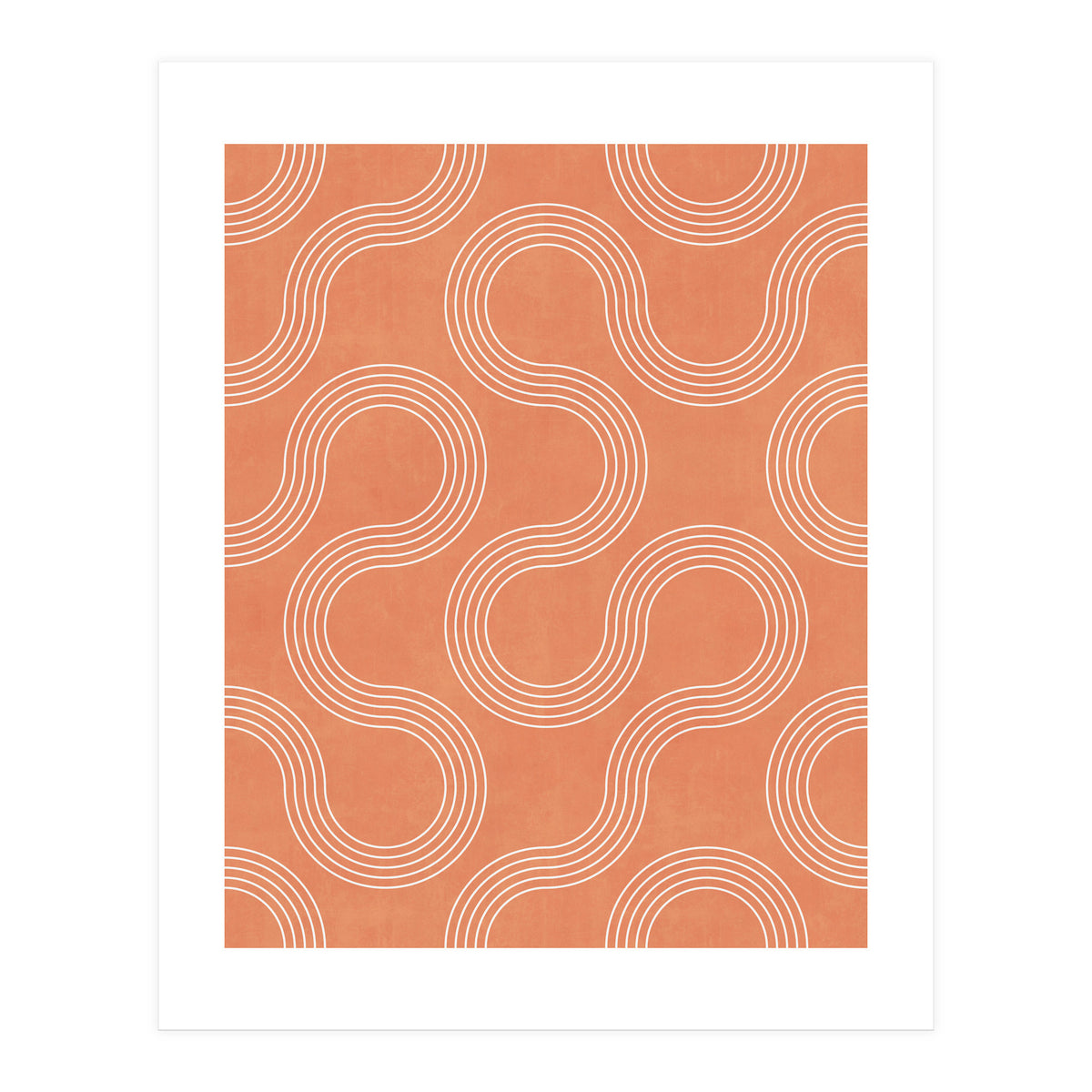 My Favorite Geometric Patterns No.32 - Coral (Print Only)