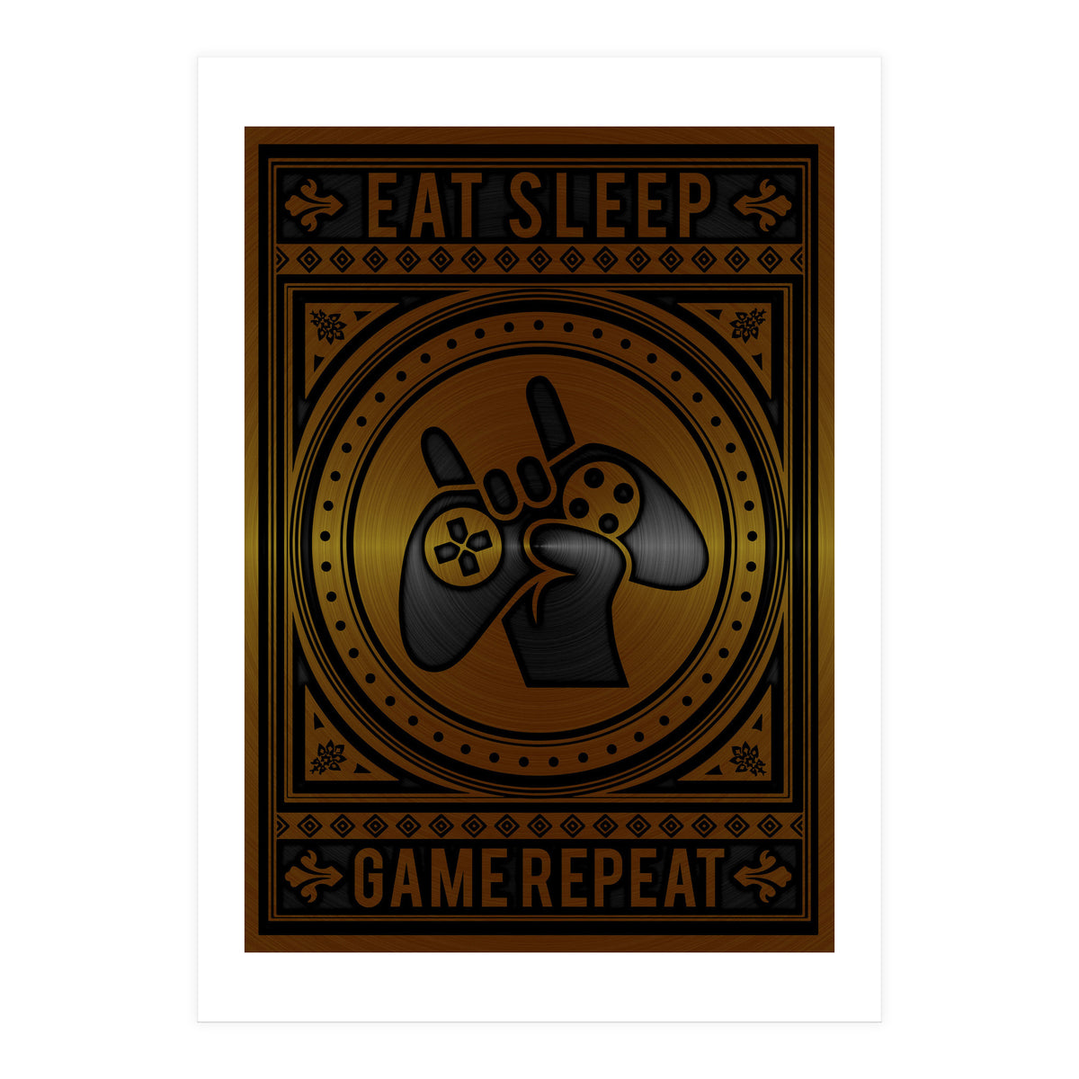 Eat Sleep Game Repeat (Print Only)