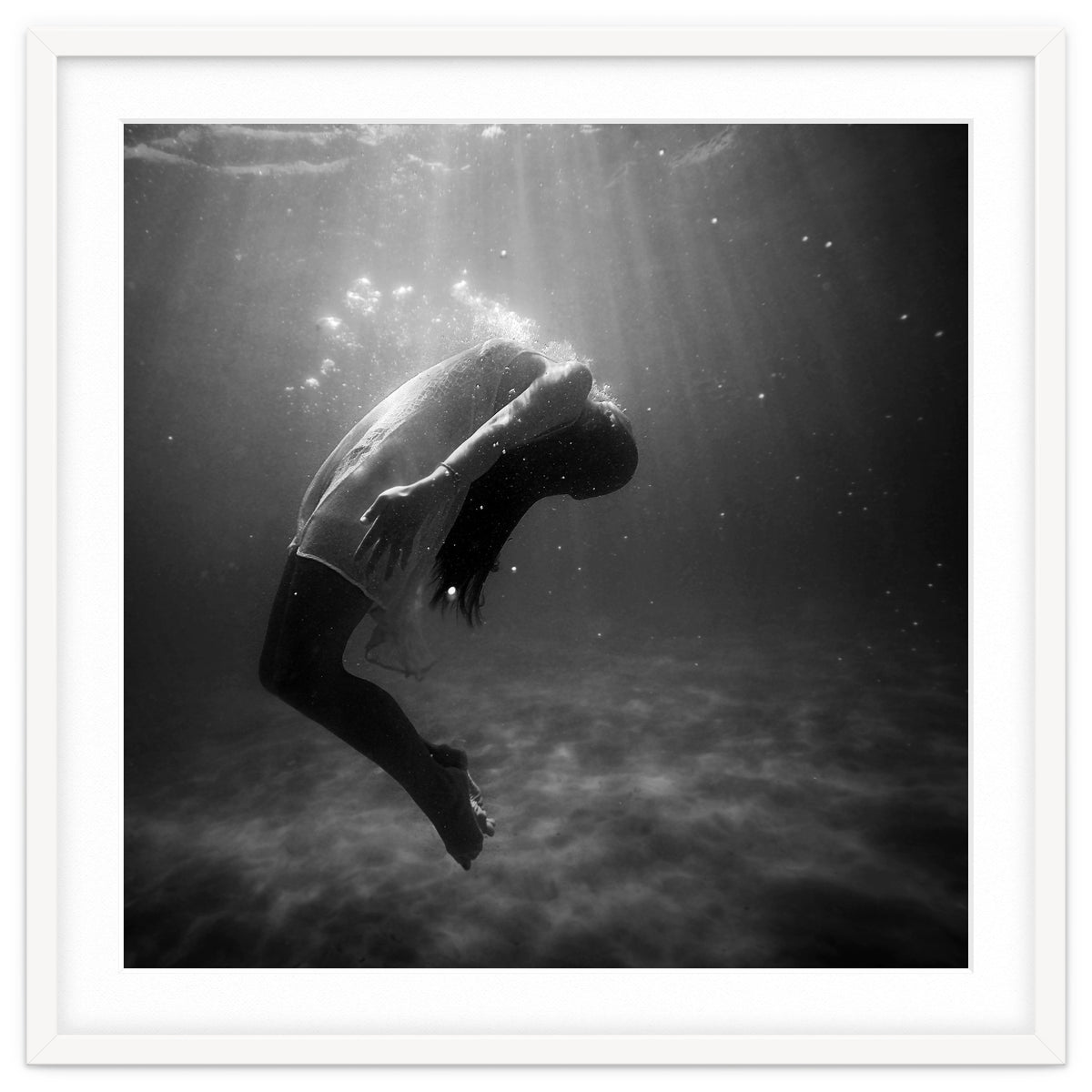 Woman Inside The Water