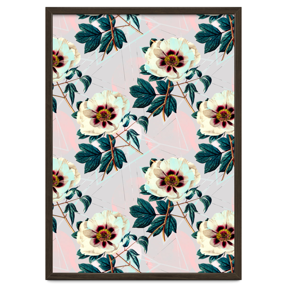 Flowery blooming with geometric