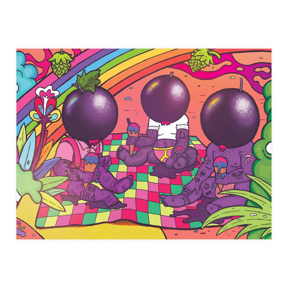 Blackcurrant Sor-Bae Fruited Sour Beer 4.5% Abbeydale x ORA Brewery (Print Only)