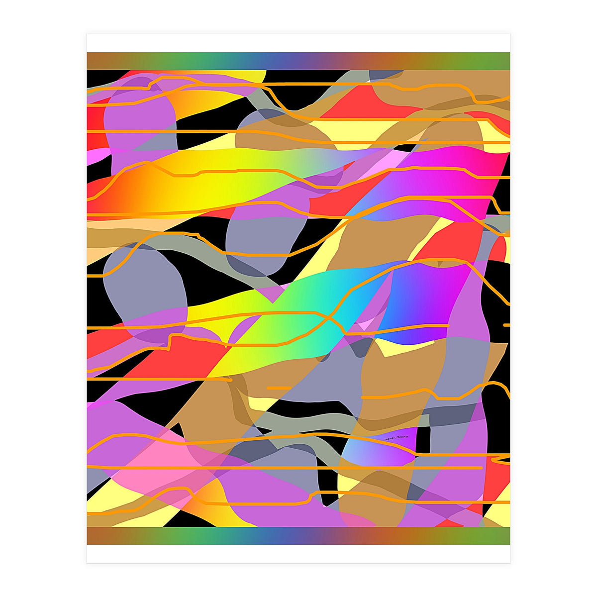 ABSTRACT COLOR BANDS (Print Only)