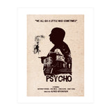 Hitchcock Psycho movie poster (Print Only) thumbnail