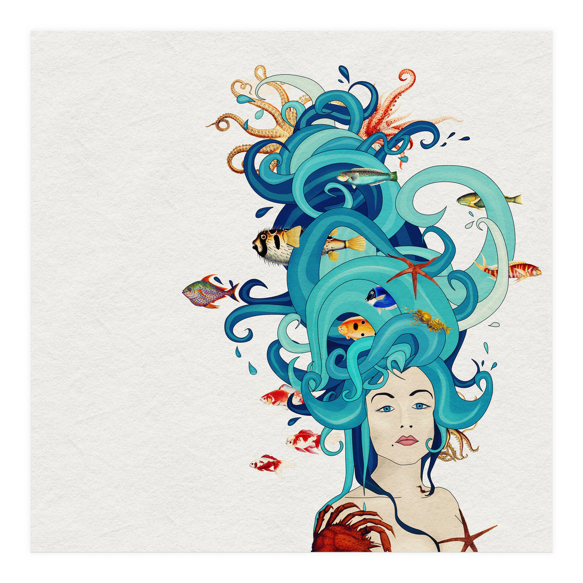 Rococo: The Mermaid (Print Only)