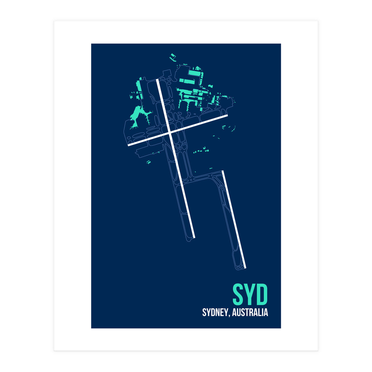 Sydney Airport Layout (Print Only)