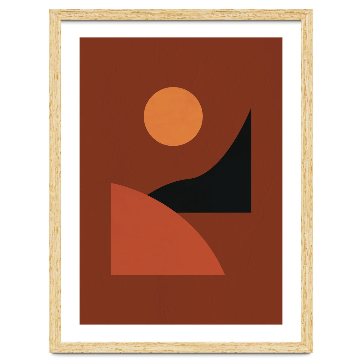 Abstract Geometrical Terracota Earthy Tones