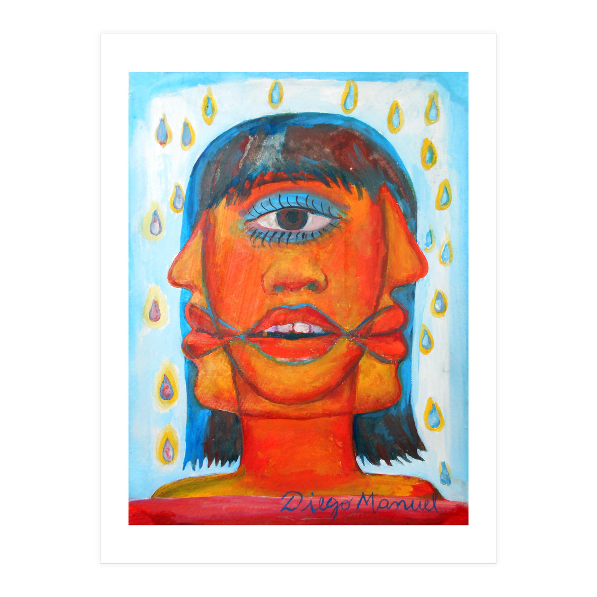 Cabeza De Mujer 4 (Print Only)