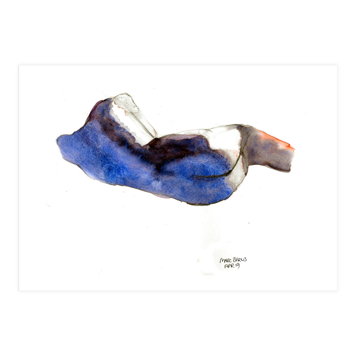 Untitled #9 - Lying nude (Print Only)