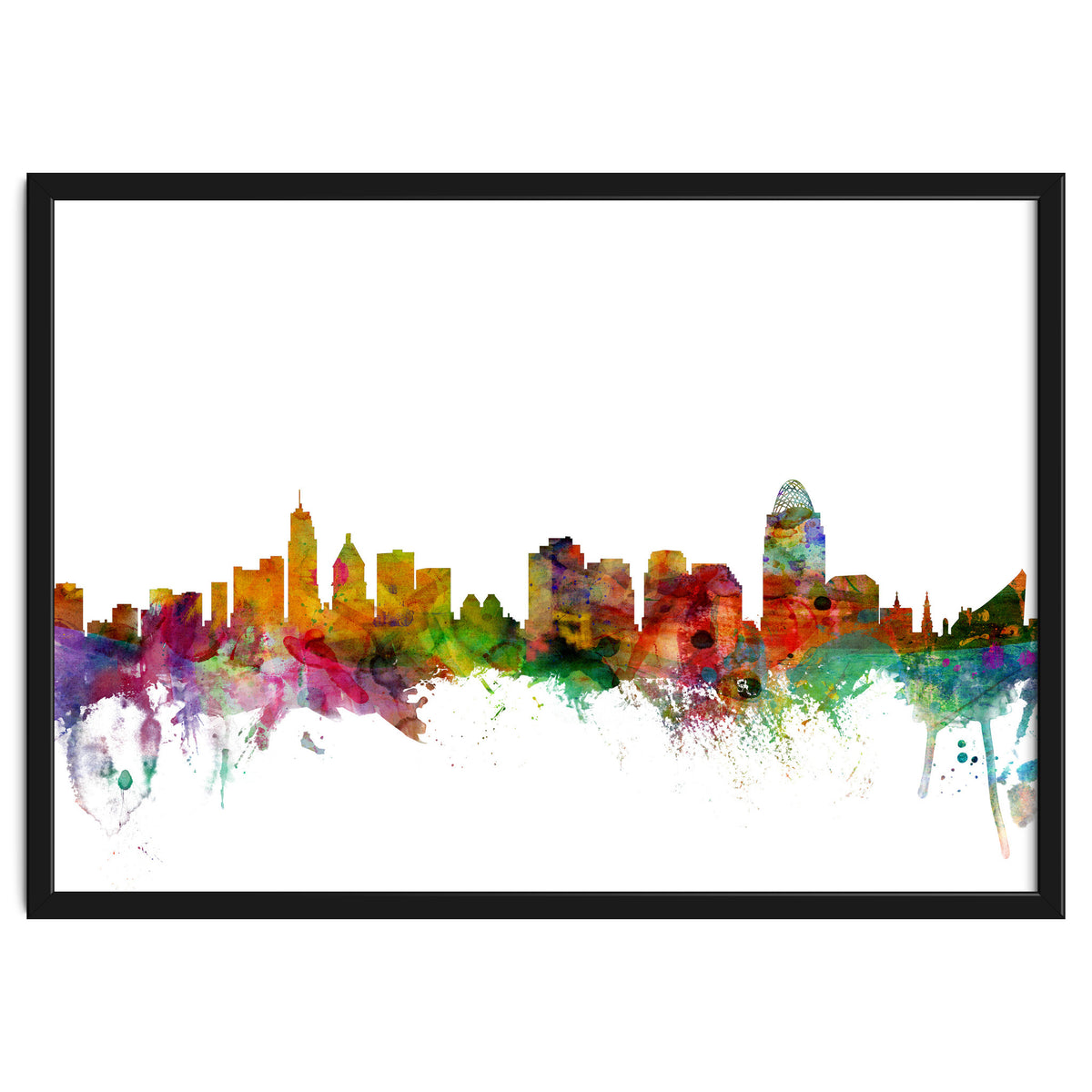 Cincinnati Ohio Skyline