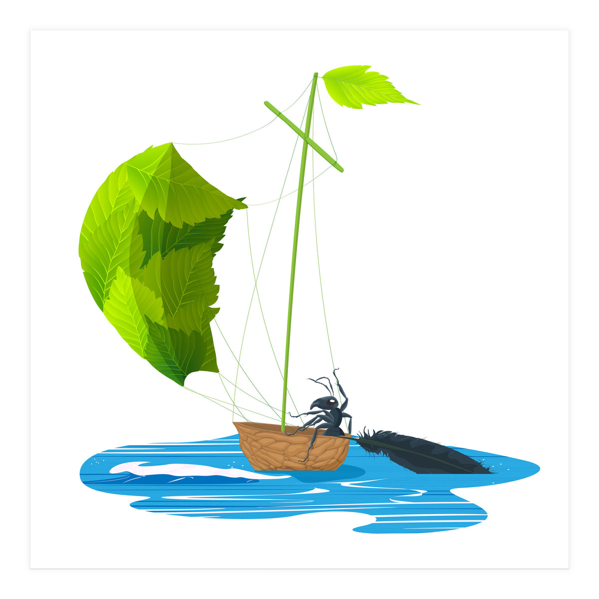 Walnut Ride (Print Only)