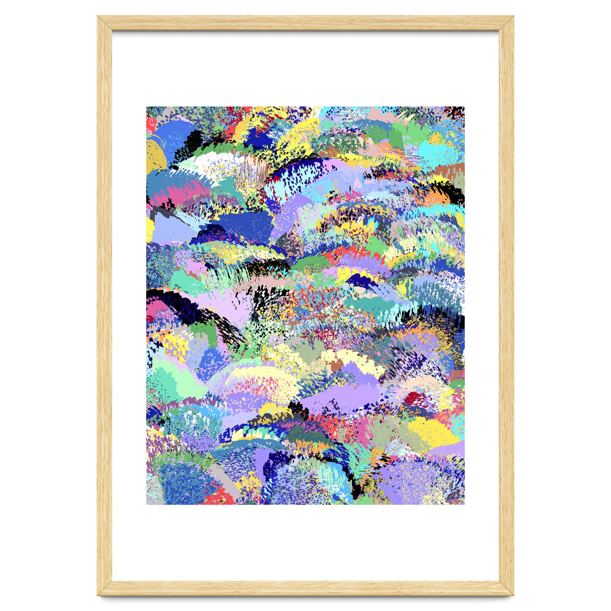 Lavender Soul Garden, Botanical Jungle Bohemian Nature Illustration, Plants Forest PaintingGarden