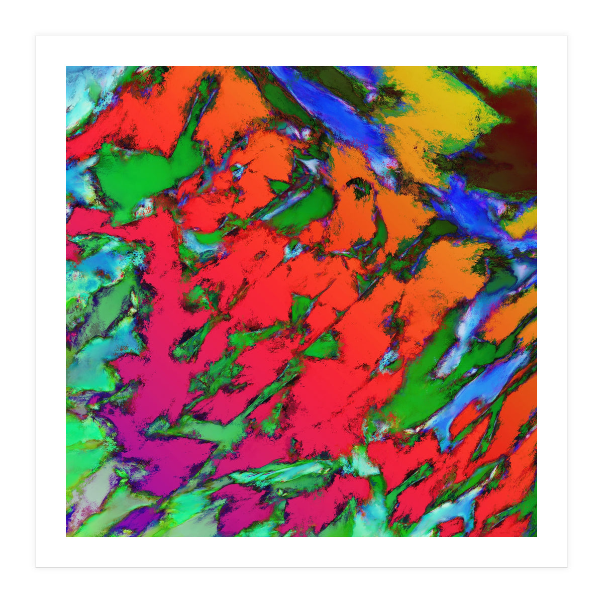 Shattering Red Tigers (Print Only)