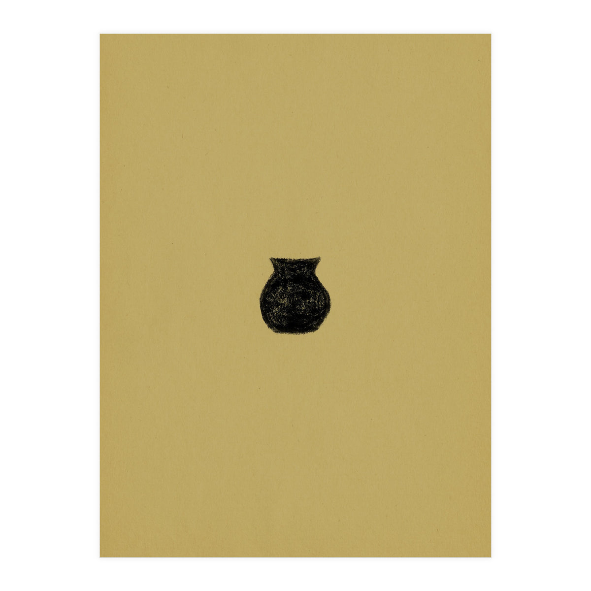 Olive green and black crock (Print Only)