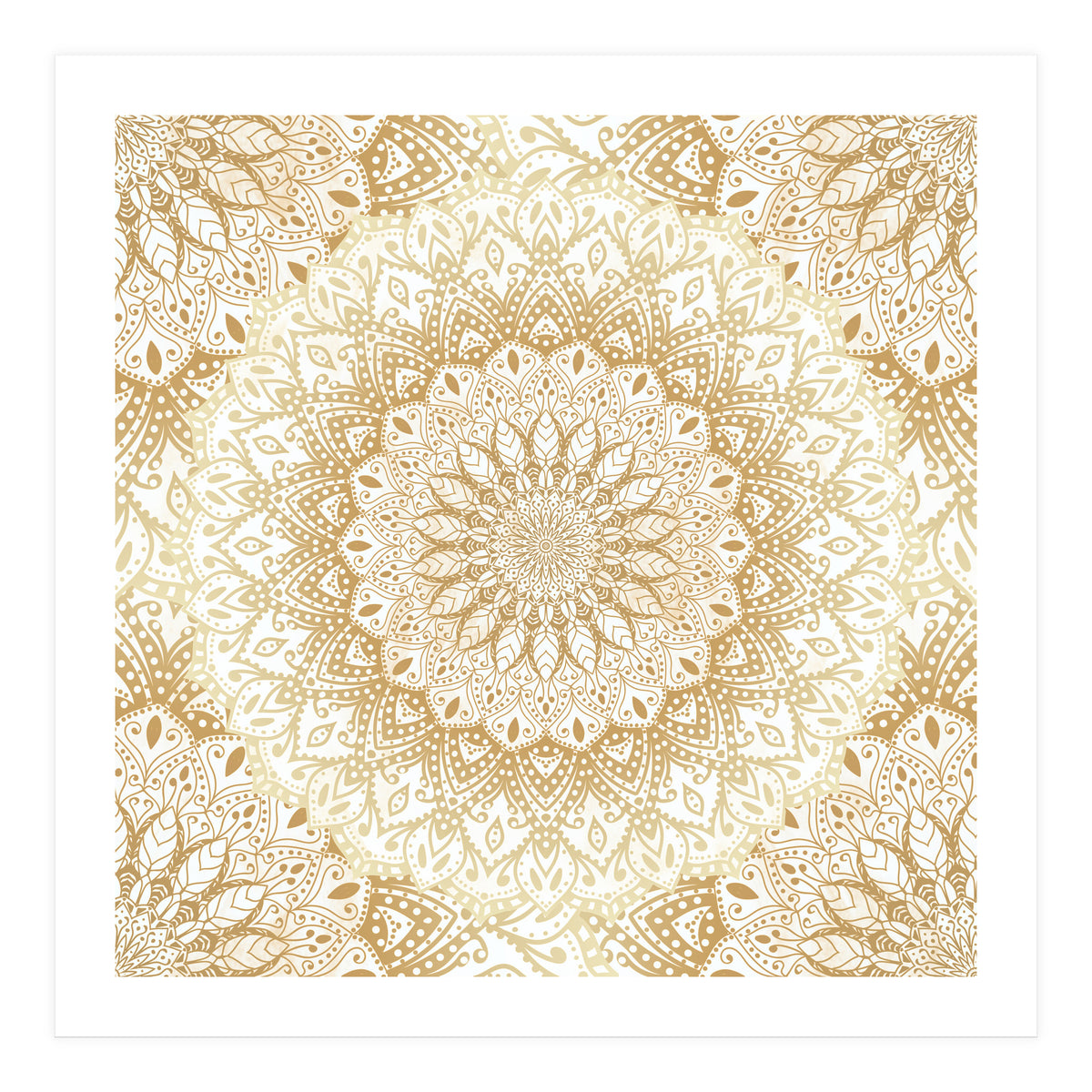 Mandalas For May Gold (Print Only)
