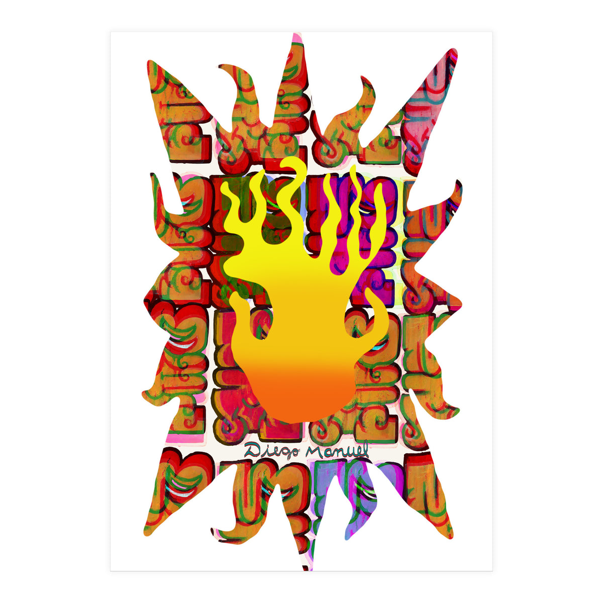 Fuego 4 Copia (Print Only)