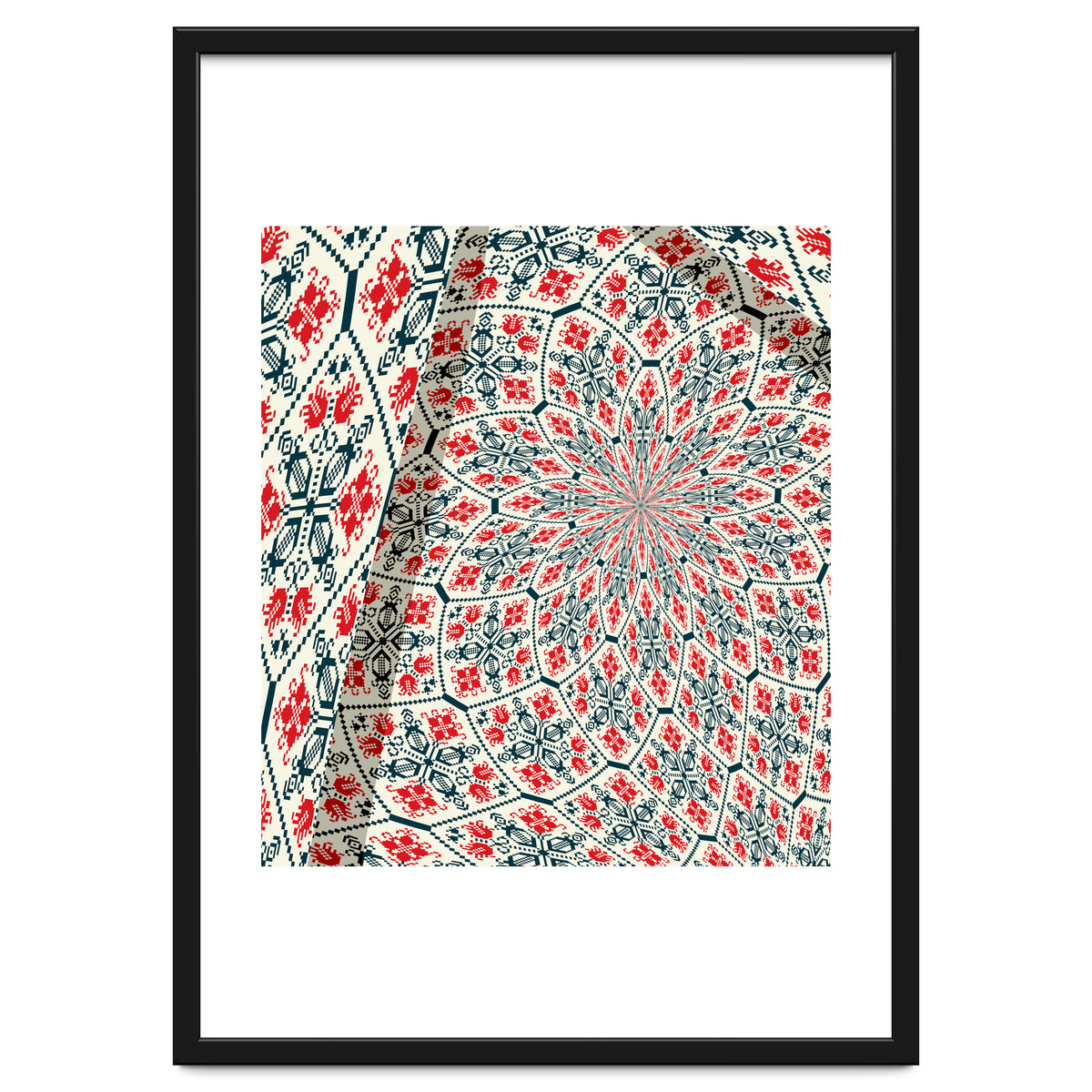 Romanian embroidery background 3