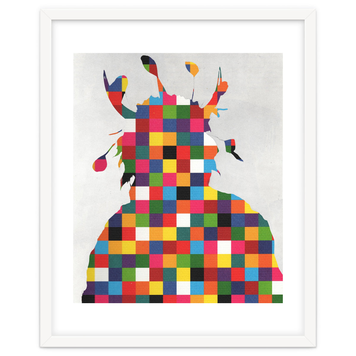 Indian Portrait Disaster · Kicking Bear Colorful Square