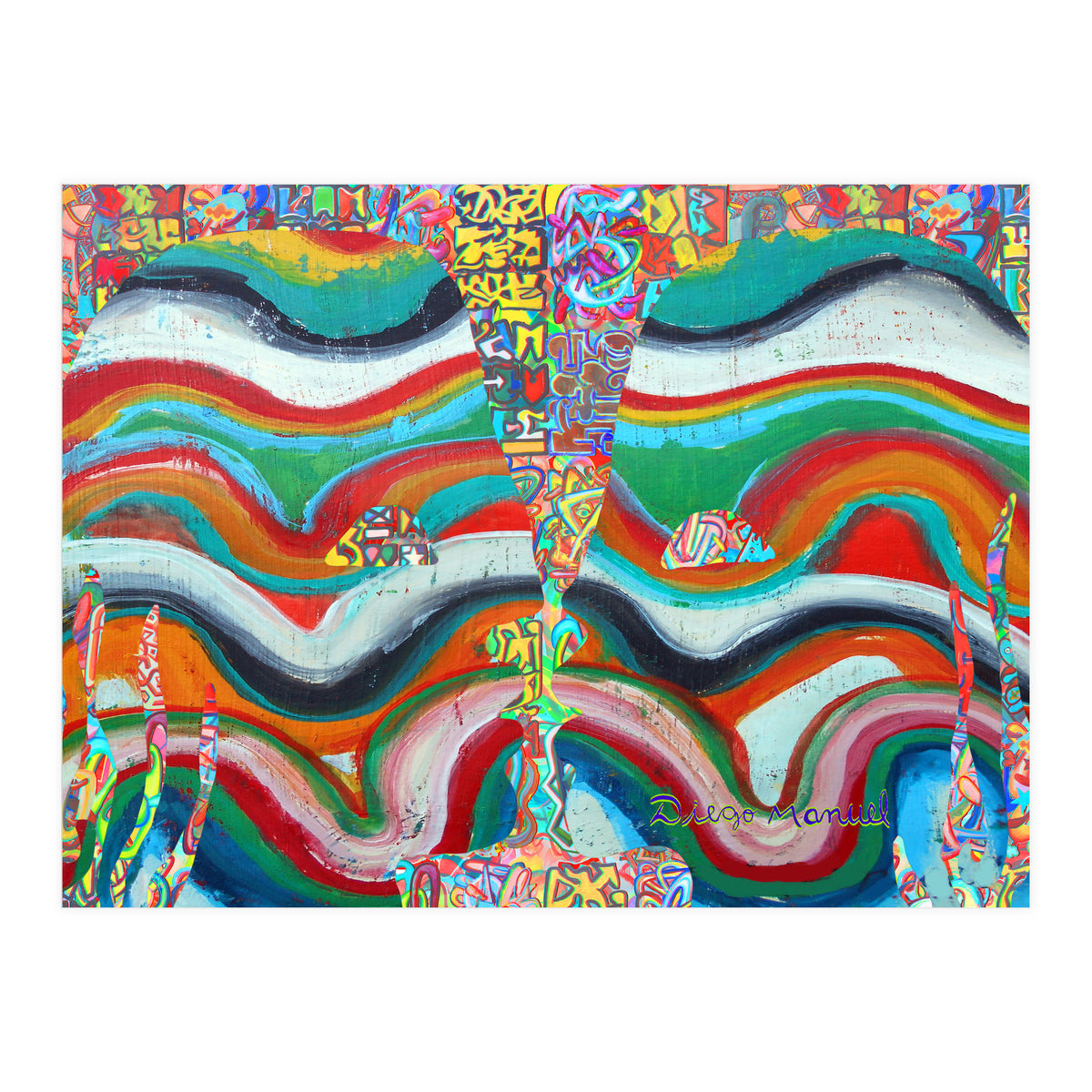 Abstracto Pop Nuevo B8 (Print Only)