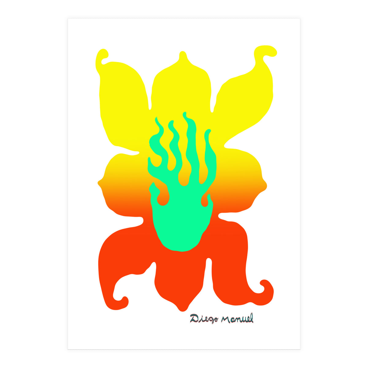 Fuego 108 Copia (Print Only)