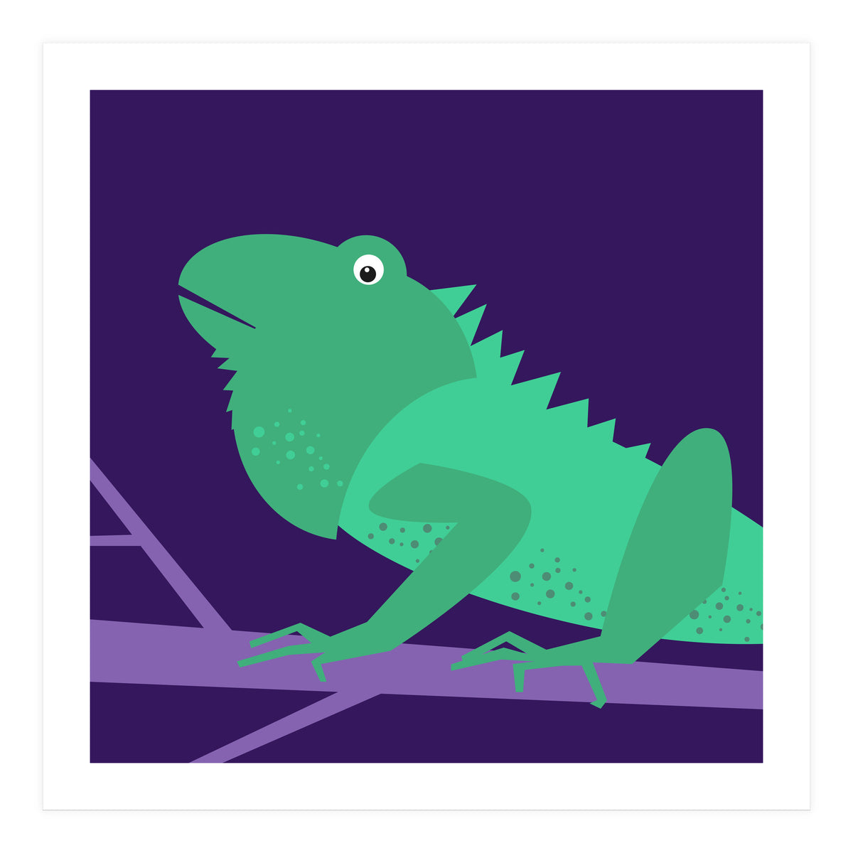 Kids Room Iguana (Print Only)