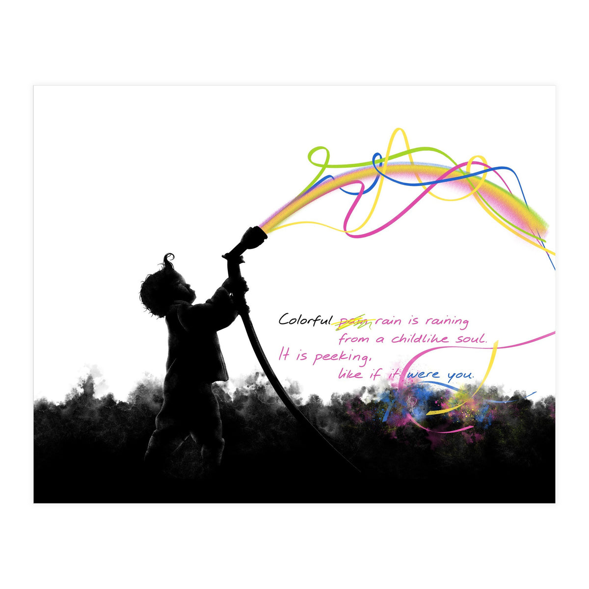Color Rain (Print Only)
