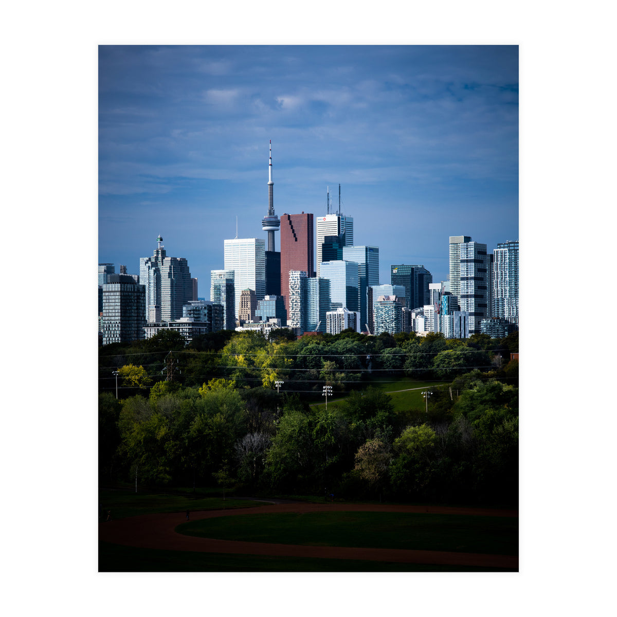 Toronto Skyline From Riverdale Park No 6 Color Version (Print Only)