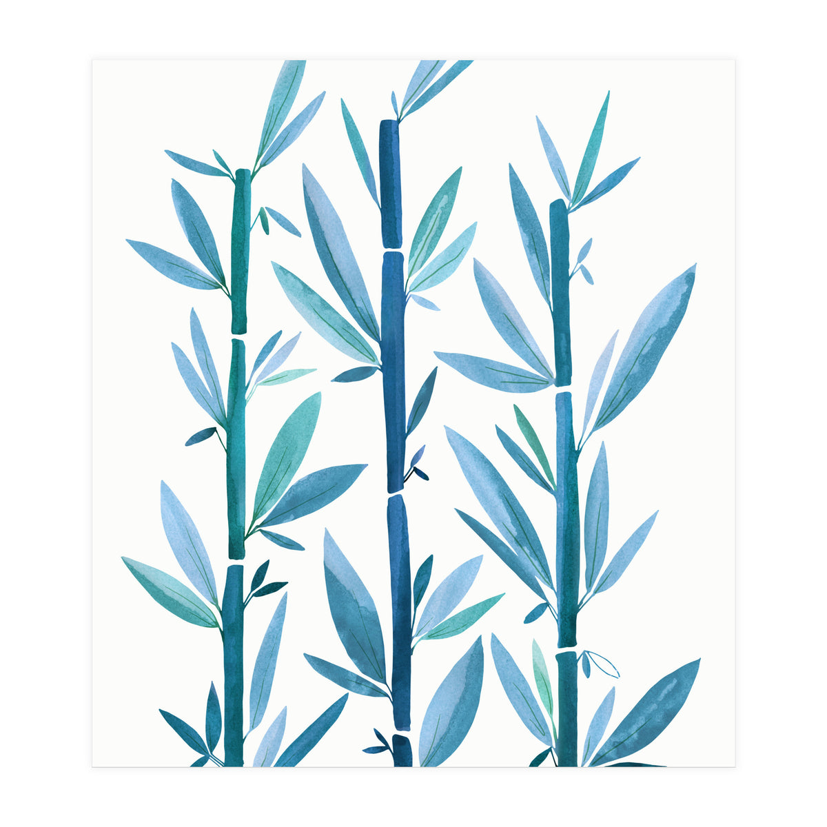 Blue Bamboo (Print Only)