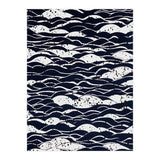 Rain, Abstract Storm Black & White, Monochromatic Line Art Sketch, Simple Eclectic Painting (Print Only) thumbnail