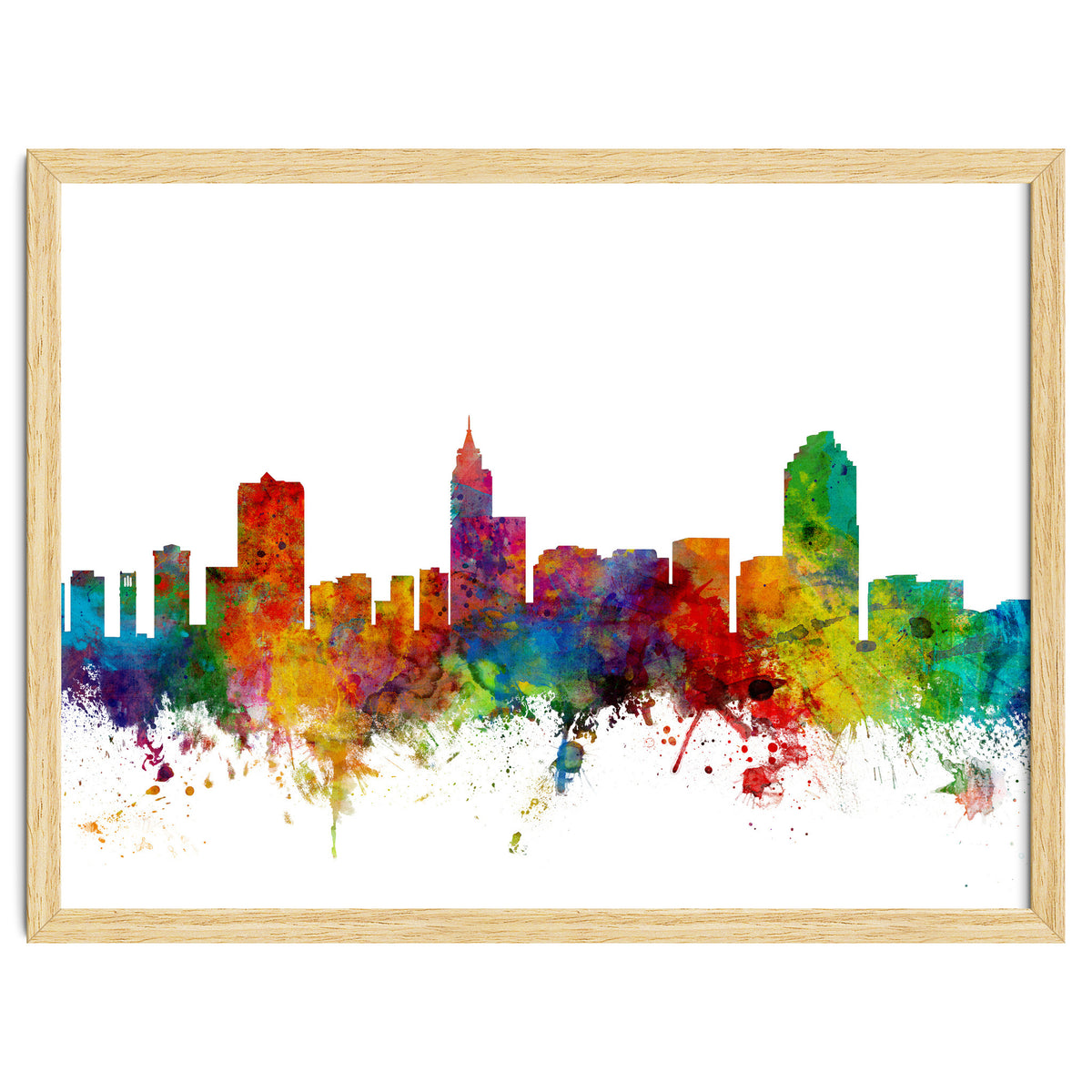 Raleigh North Carolina Skyline