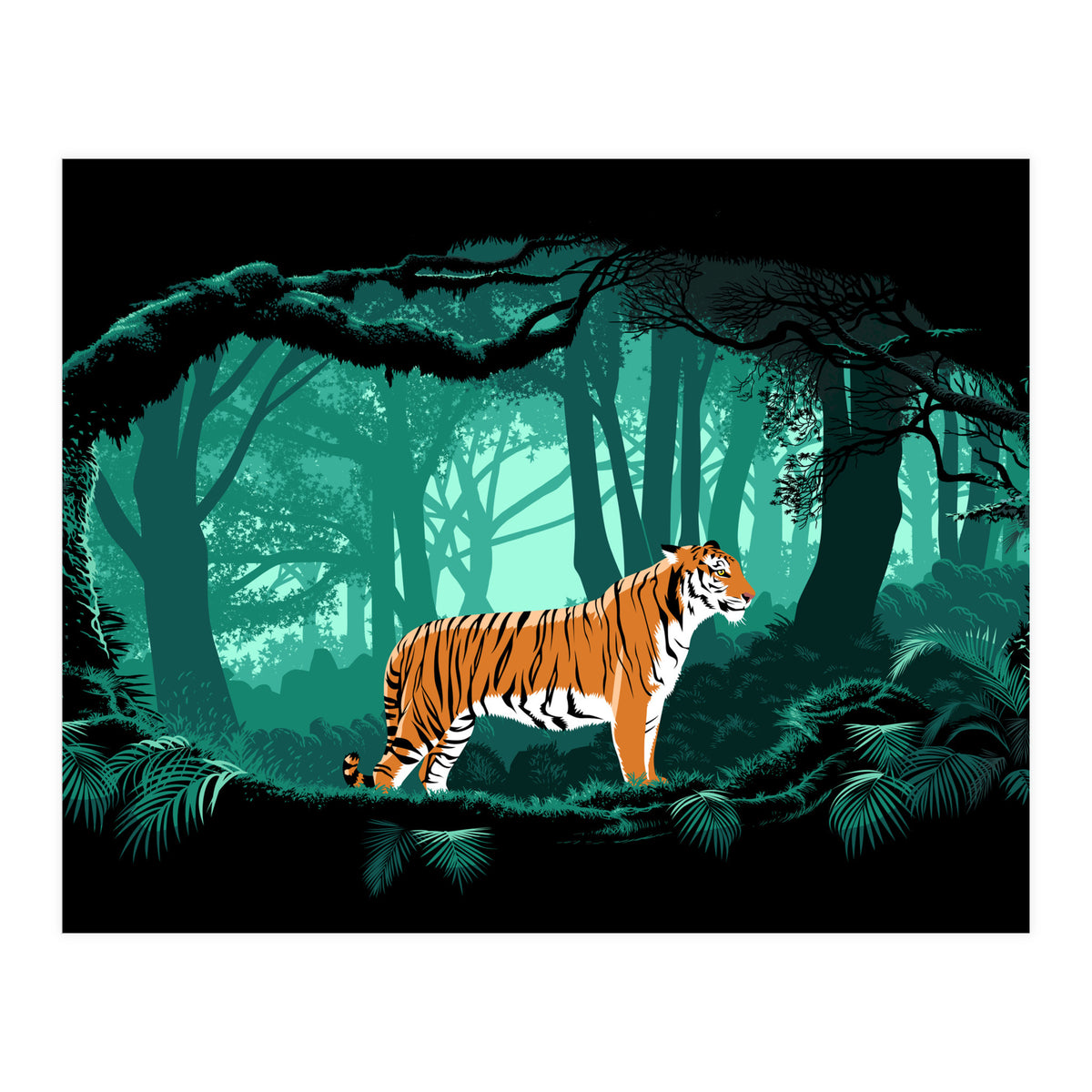 Jungle Tiger (Print Only)