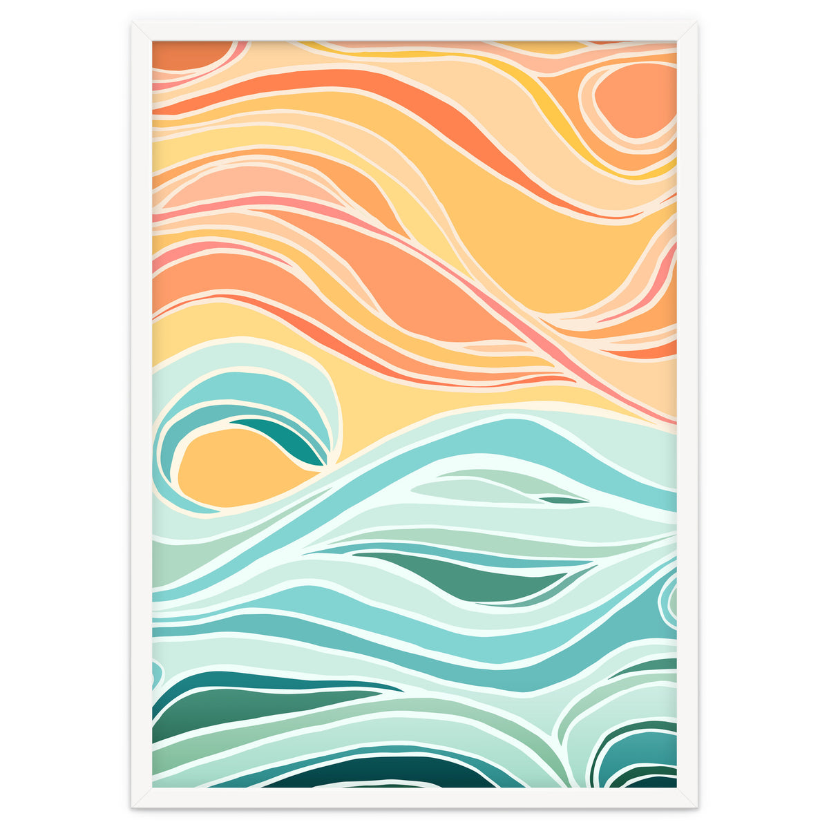 Sky And Sea Abstract