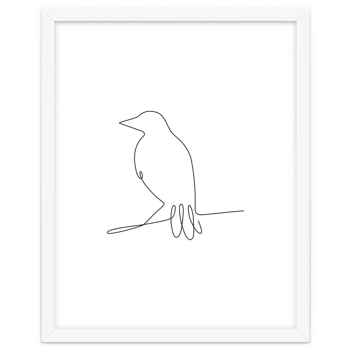 One Line Art Bird II