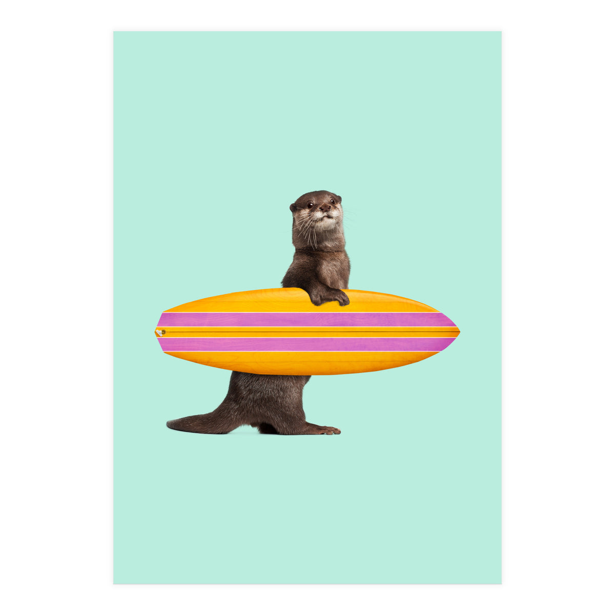 Surfing Otter (Print Only)
