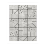 My Favorite Geometric Patterns No.3 - Grey (Print Only) thumbnail
