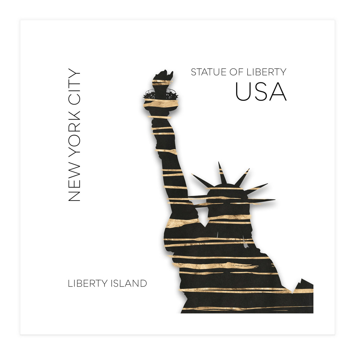 Urban Art NYC Statue of Liberty (Print Only)