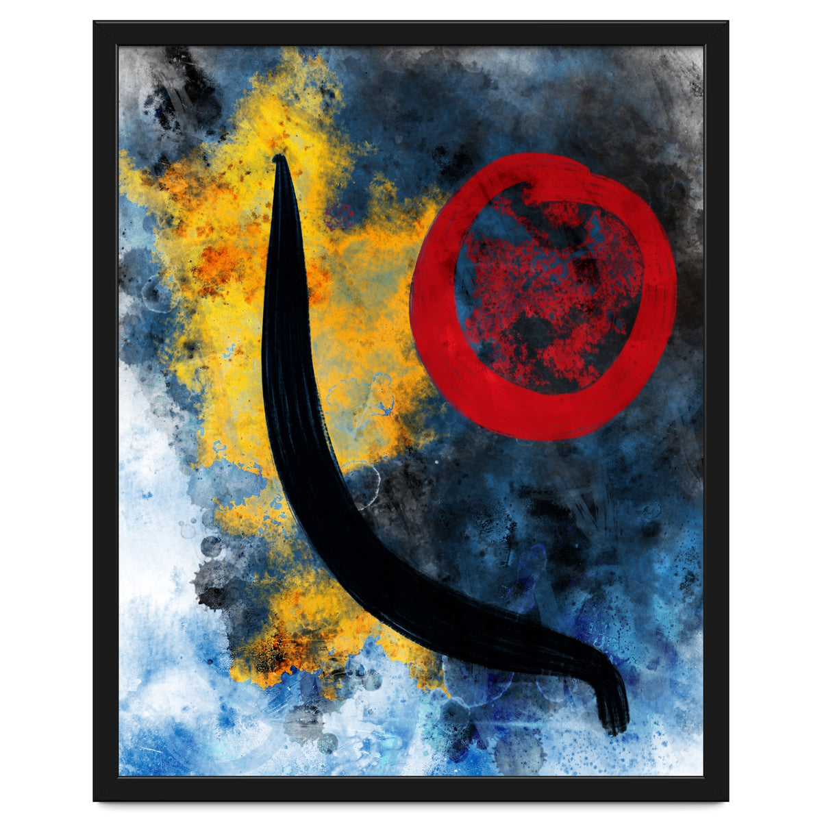 Abstract Calligraphy in the universe