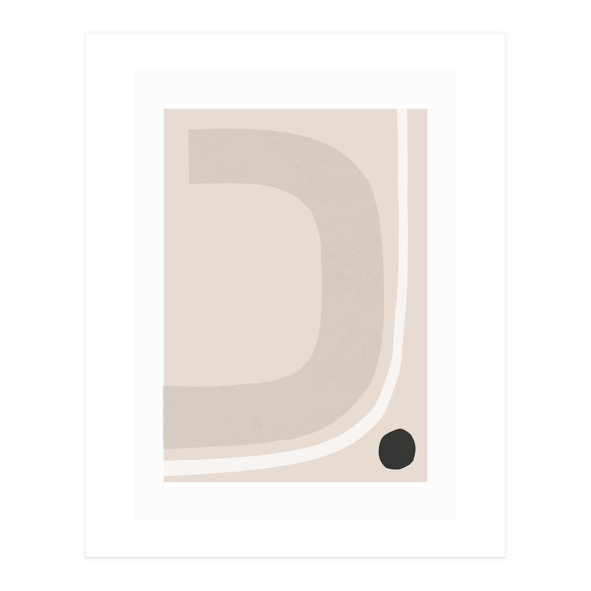 Beige Wave (Print Only)