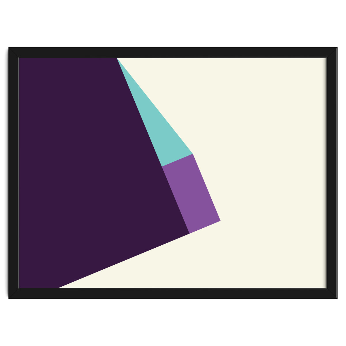 Geometric Shapes No. 42 -  lilac, blue & purple