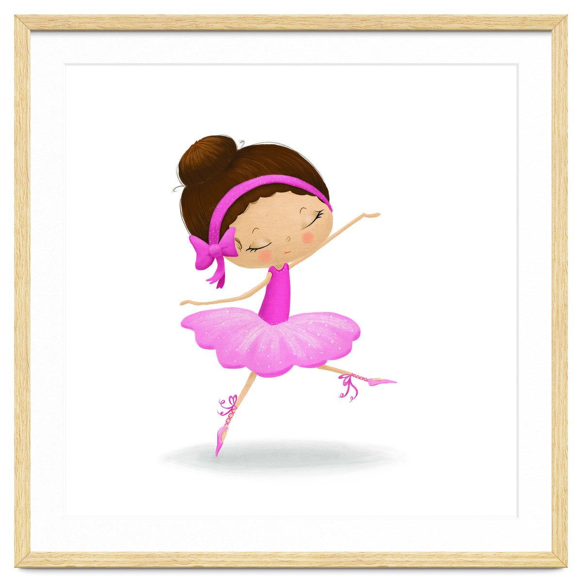 Adorable Ballerina Nursery Print