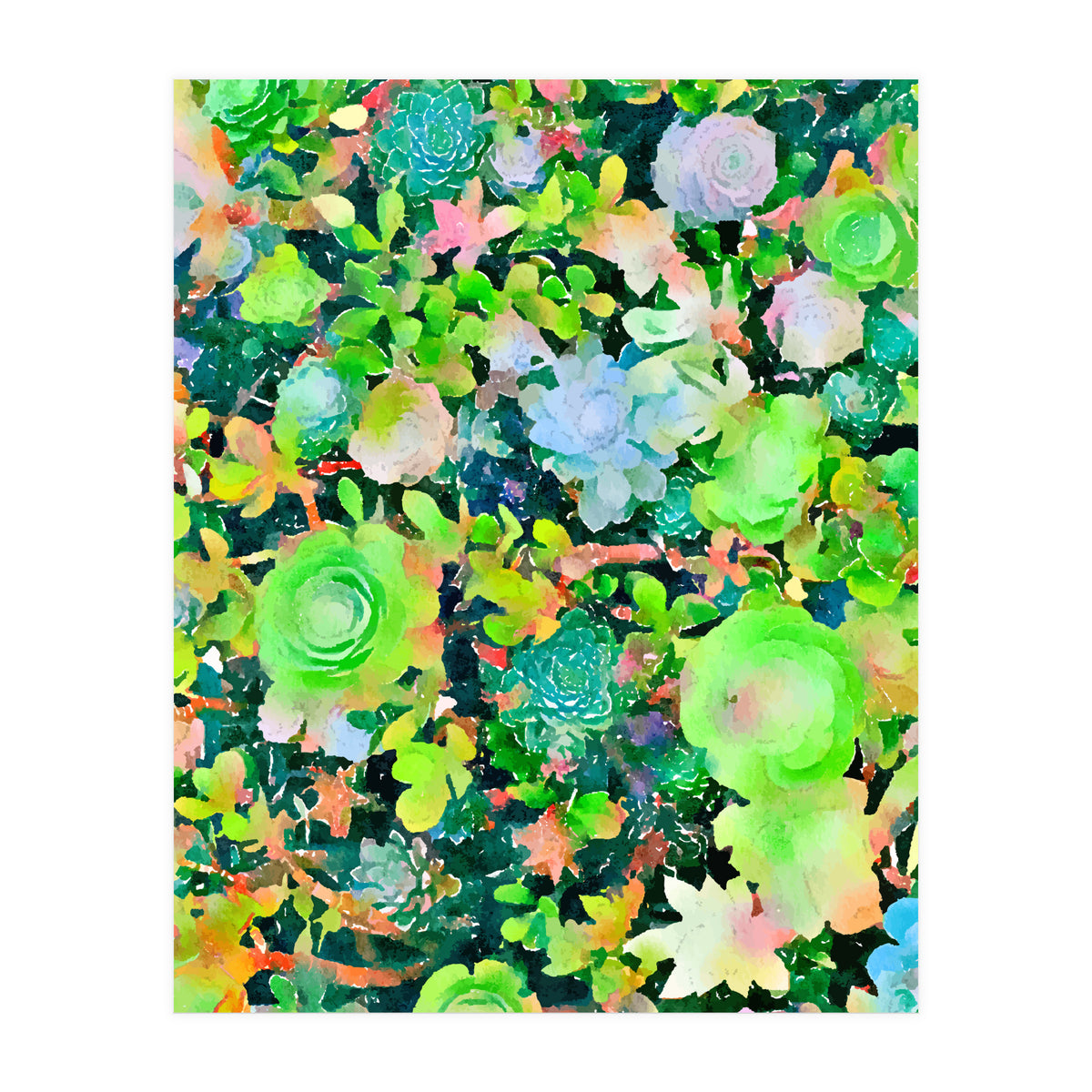 The Desert Works Constantly To Forbid It, But The Cactus Blooms Anyway (Print Only)