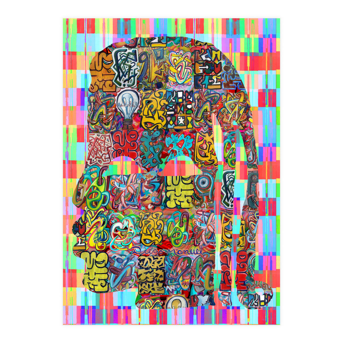 Abstracto Pop Nuevo B Nuevo 1 (Print Only)