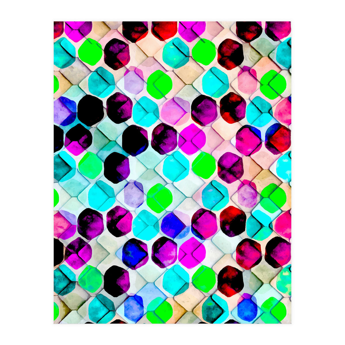 Irregular Hexagons (Print Only)