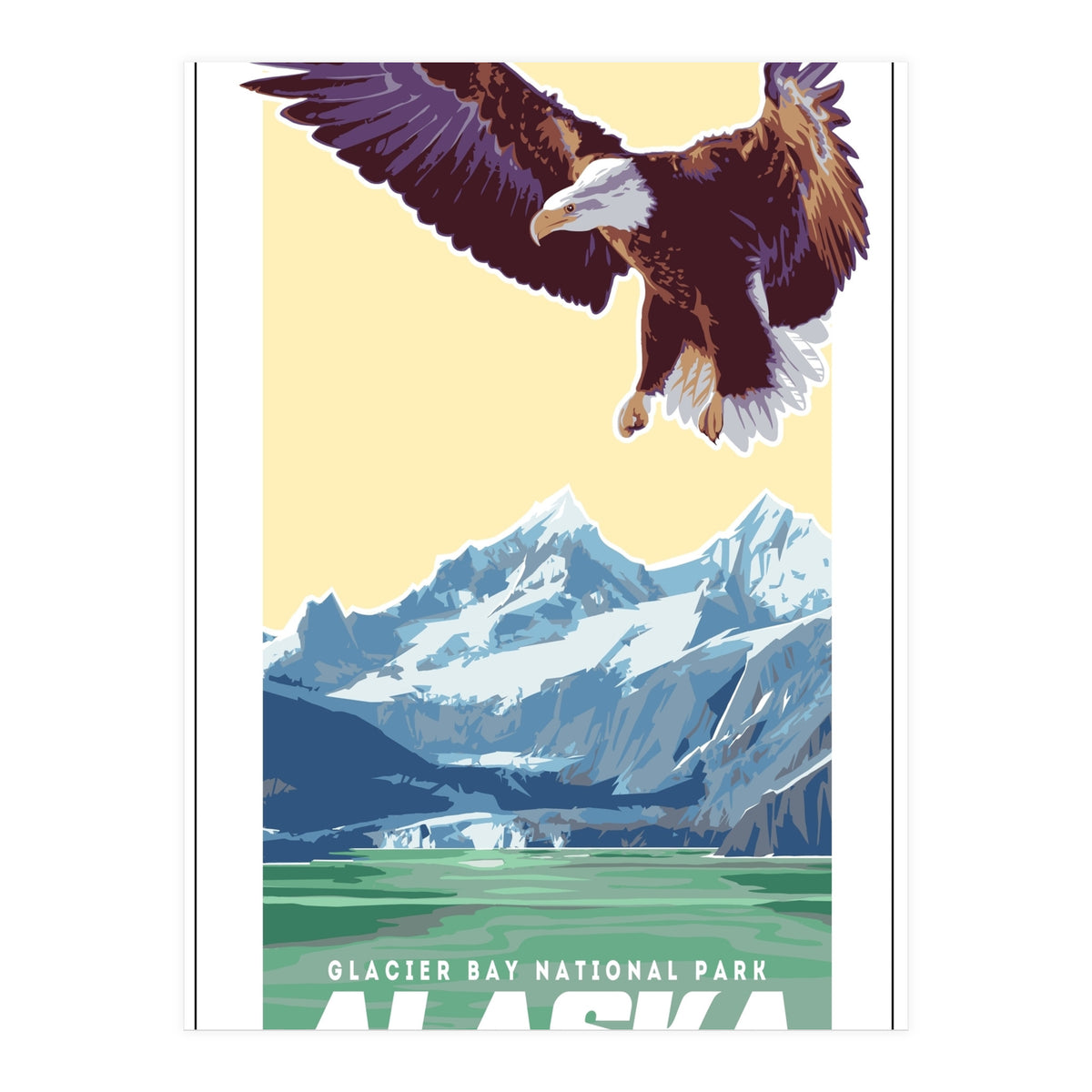Alaskan Eagle Poster (Print Only)