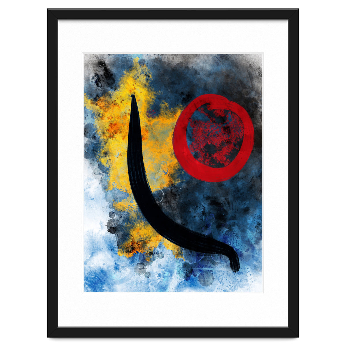 Abstract Calligraphy in the universe