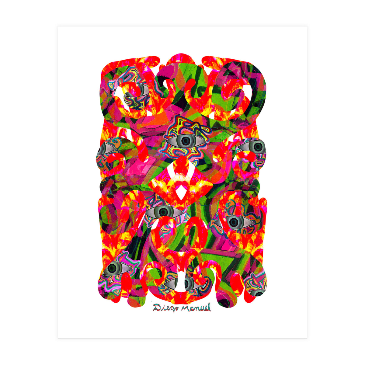 Pop Abstract Asimetrico 35 Copia (Print Only)