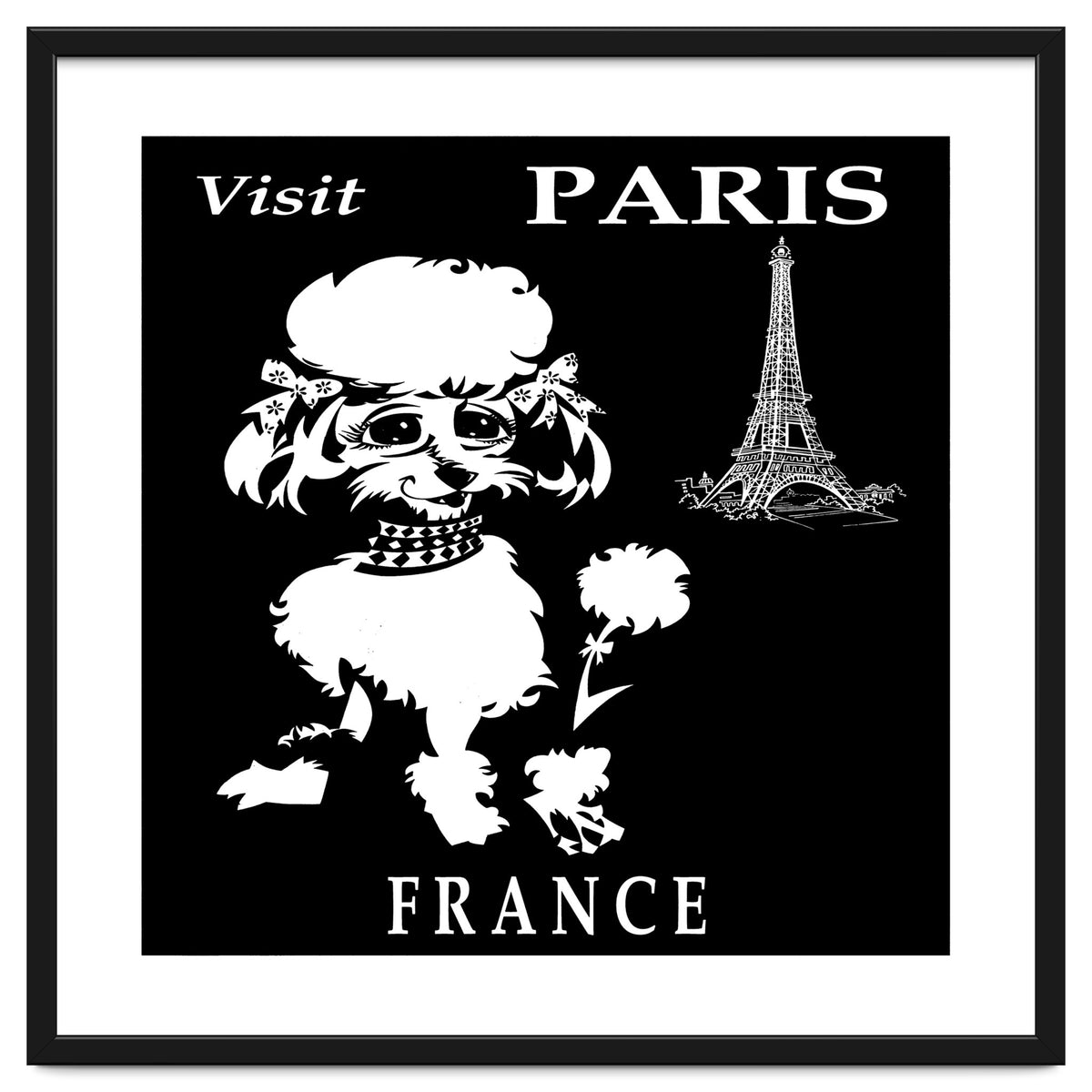 Paris France Travel Poster